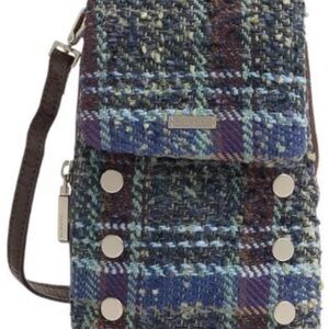 HAMMITT VIP Mobile Crossbody, Woven Waltz and Brushed Silver Hardware